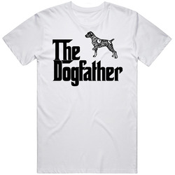 German Shorthaired Pointer Custom Dog Breed The Dogfather Vintage T Shirt