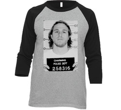 Jax Teller Mug Shot Sons Of Anarchy Popular Tv Show Fan Raglan Vintage Raglan 3/4 Sleeve Shirt Jax Teller Mug Shot Sons Of Anarchy Popular Tv Show Fan Raglan Vintage Raglan 3/4 Sleeve Shirt