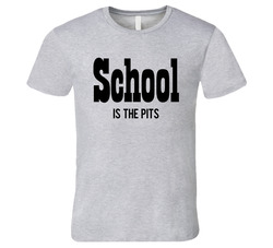 School Is The Pits Overboard Popular 80s Movie Vintage T Shirt