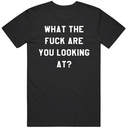 What The Fuck Are You Looking At Funny Pump Up The Volume Movie Vintage T Shirt