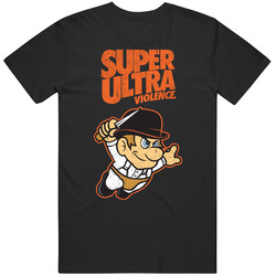 Super Ultra Violence A Clockwork Orange Distressed Vintage T Shirt