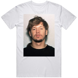 Donnie Wahlberg Celebrity Mugshot Vintage Grunge Look Fan Vintage T Shirt