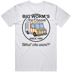 Big Worms Ice Cream Since 1995 What Chu Want Friday Movie Fan Vintage T Shirt