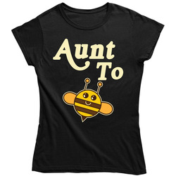 Aunt To Bee Funny New Aunt Vintage Ladies T Shirt