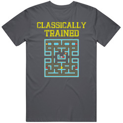 Classically Trained Old School Video Game Geek Vintage T Shirt