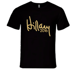 Hillary Clinton Signature Presidential Campaign 2016 Vintage T Shirt