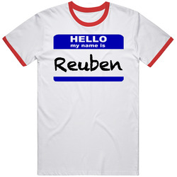 Hello My Name Is Reuben Fun Transformers Revenge Of The Fallen Popular Movie Vintage T Shirt