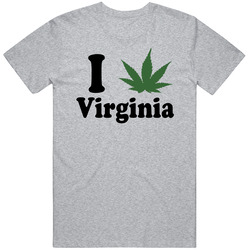 I Heart Pot Leaf Virginia Cannabis Fun Are You Here Popular Movie Vintage T Shirt
