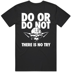 Do Or Do Not There Is No Try Cool Yoda Vintage T Shirt