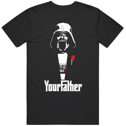 Your Father Funny Darth Vader Dark Side Geek Vintage T Shirt