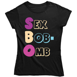 Sex Bob Omb Funny Scott Pilgrim Vs The World Popular Movie Vintage Ladies T Shirt