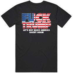 Fuck Trump Funny Presential Campaign Vintage T Shirt
