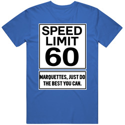 Marquette Speed Limit Fast Car Lover Vintage Car T Shirt