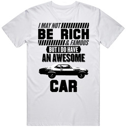 1969 Chevrolet Chevy Ii Nova Ss 396 V8 3spd Manual But I Do Have An Awesome Car Funny Vintage Car T Shirt