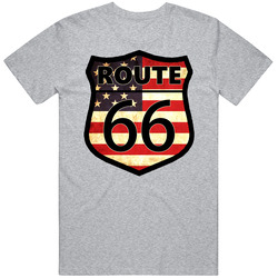 Vintage Route 66 American Road Trip Usa Car Vintage Car T Shirt