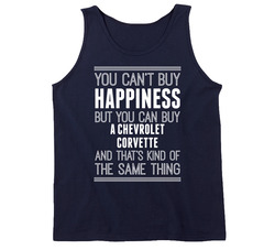 Buy A Chevrolet Corvette Happiness Car Lover Vintage Car Tanktop