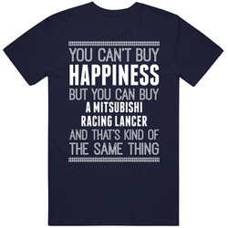 Buy A Mitsubishi Racing Lancer Happiness Car Lover Vintage Car T Shirt