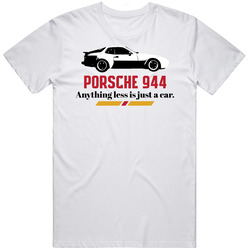 1984 Porsche 944 Turbo B And W Anything Less Is Just A Car Vintage Car T Shirt