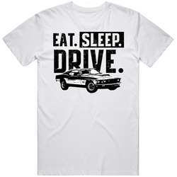 1969 Ford Mustang Boss 429 Eat Sleep Drive Vintage Car Lover Driver Vintage Car T Shirt