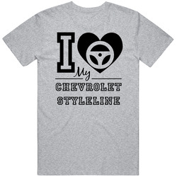 I Drive My Chevrolet Styleline Heart Car Lover Vintage Car T Shirt