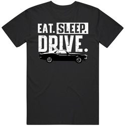 1969 Ford Mustang Boss 302 Eat Sleep Drive Vintage Car Lover Driver Fan Vintage Car T Shirt