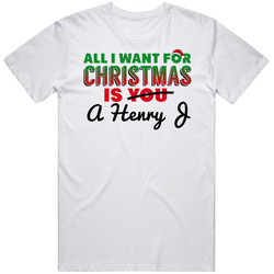 All I Want For Christmas Is A Henry J Car Lover Heart Vintage Car T Shirt