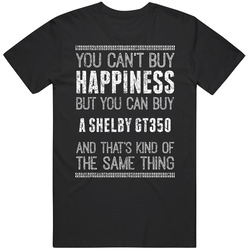 Buy A Shelby Gt350 Happiness Worn Look Car Lover Vintage Car T Shirt