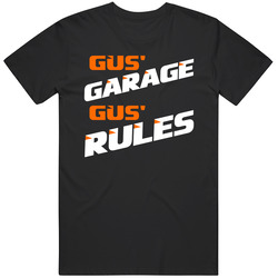 Gus Garage Rules Funny Car Repair Hobby Vintage Car T Shirt