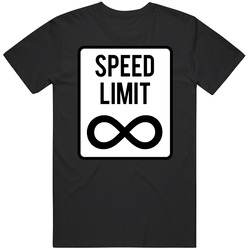 Speed Limit Infinity Funny Car Vintage Car T Shirt