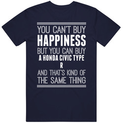 Buy A Honda Civic Type R Happiness Car Lover Vintage Car T Shirt
