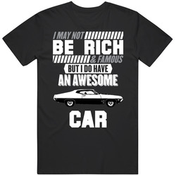 1970 Ford Torino 2nd Gen Cobra Sports Roof Boss B And W But I Do Have An Awesome Car Funny Fan Vintage Car T Shirt