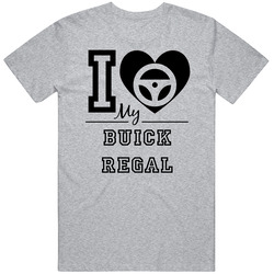 I Drive My Buick Regal Heart Car Lover Vintage Car T Shirt