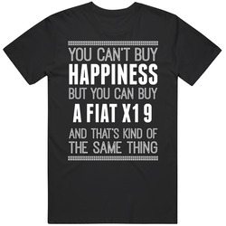Buy A Fiat X1 9 Happiness Car Lover Vintage Car T Shirt