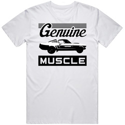 1965 Ford Mustang Gt350 Shelby B And W Genuine Muscle Retro Vintage Car Vintage Car T Shirt