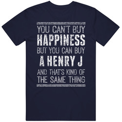 You Can't Buy Happiness Henry J Car Lover Worn Look Vintage Car T Shirt