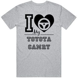 I Drive My Toyota Camry Heart Car Lover Vintage Car T Shirt