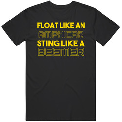 Float Like An Amphicar Sting Like Beemer Car Vintage Car T Shirt