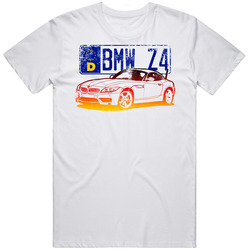 2016 Bmw Z4 Germany License Plate Muscle Car Vintage Car T Shirt