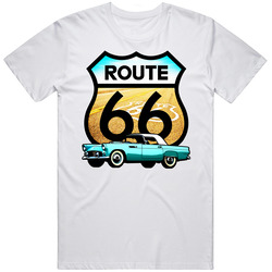 1955 Ford Thunder Bird Route 66 Cool Car Vintage Car T Shirt