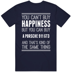 Buy A Porsche 911 Gt3 Happiness Car Lover Vintage Car T Shirt