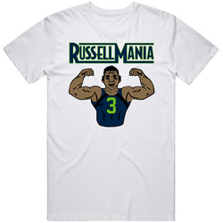 Russell Mania Russell Wilson Seattle Football Fan T Vintage T Shirt