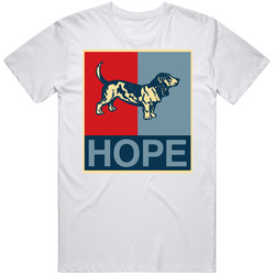 Basset Hound Custom Dog Breed Hope Parody Vintage T Shirt