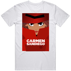 Carmen Sandiego Netflix Original Series Fan Vintage T Shirt Carmen Sandiego Netflix Original Series Fan Vintage T Shirt