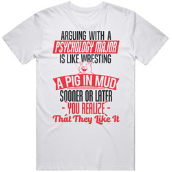 Arguing With A Psychology Major Vintage T Shirt