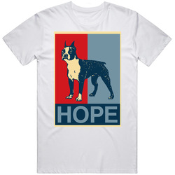 Boston Terrier Custom Dog Breed Hope Parody Vintage T Shirt