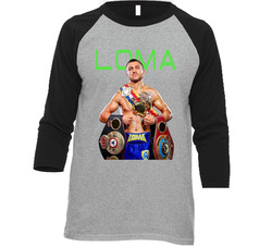 Vasyl Lomachenko Unified Lightweight Champion Ukrainian Boxer Fight Fan Raglan Vintage Raglan 3/4 Sleeve Shirt