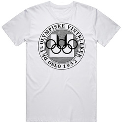 Oslo Winter Olympics 1952 Retro Grunge Logo Olympiad Vintage T Shirt