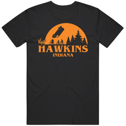 Visit Hawkins Indiana Stranger Things Fan Vintage T Shirt