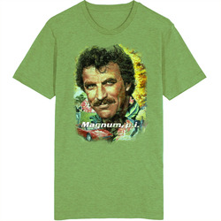 Magnum P.i. 80s Tv Series Show Worn Look Vintage Unisex Retro T Shirt Magnum P.i. 80s Tv Series Show Worn Look Vintage Unisex Retro T Shirt