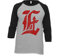 Evansville Triplets Retro Vintage Baseball Raglan Retro Raglan 3/4 Sleeve Shirt